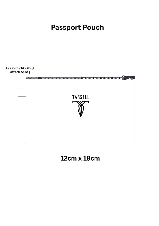 Luxury Handcrafted Leather Passport Pouch